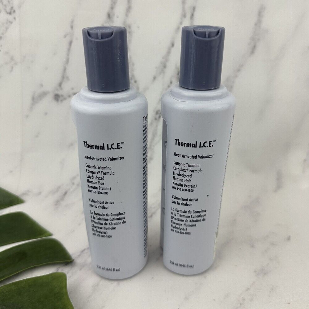 Joico Thermal I.C.E. Heat Activated Volumizer New Lot of 2 8.45 fl oz Bottle Ice